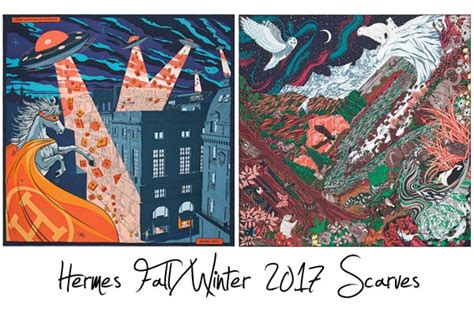 hermes fall winter 2017 scarves|Hermes scarf style guide.